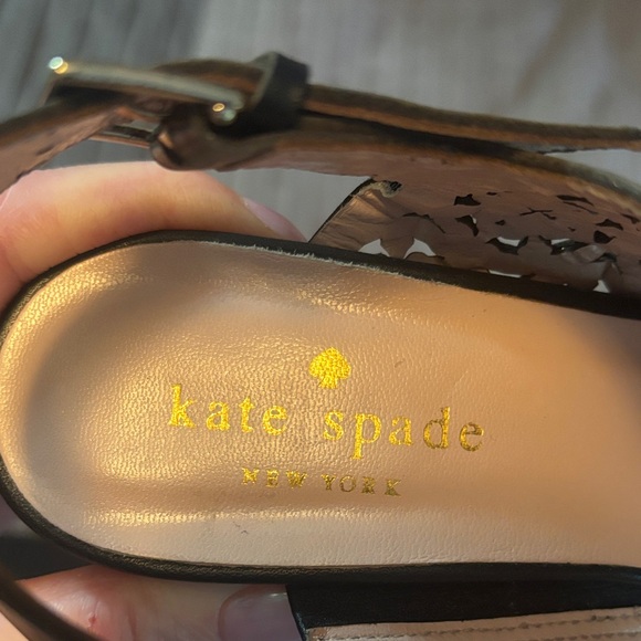 Kate Spade Black Cut-Out Healed Sandals size 6 - Picture 7 of 15
